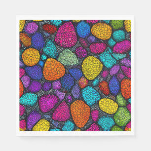 🎨 Abstrakte farbenfrohe Tischservietten moderne T Serviette
