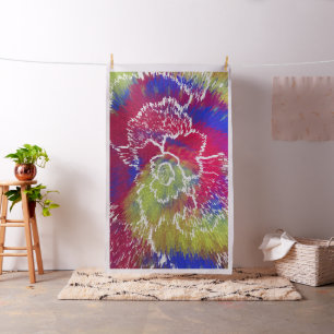 Abstrakte Farbexplosion-Wandkunst Stoff