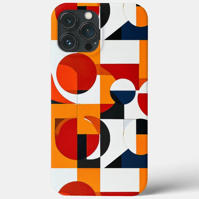 Abstrakte Farbformen Case-Mate iPhone Hülle (Rückseite)