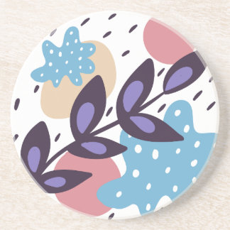 Abstrakte Farbformen Getränkeuntersetzer