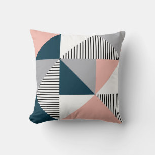 Abstrakte Farbgeometrie Kissen