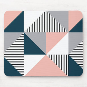 Abstrakte Farbgeometrie Mousepad