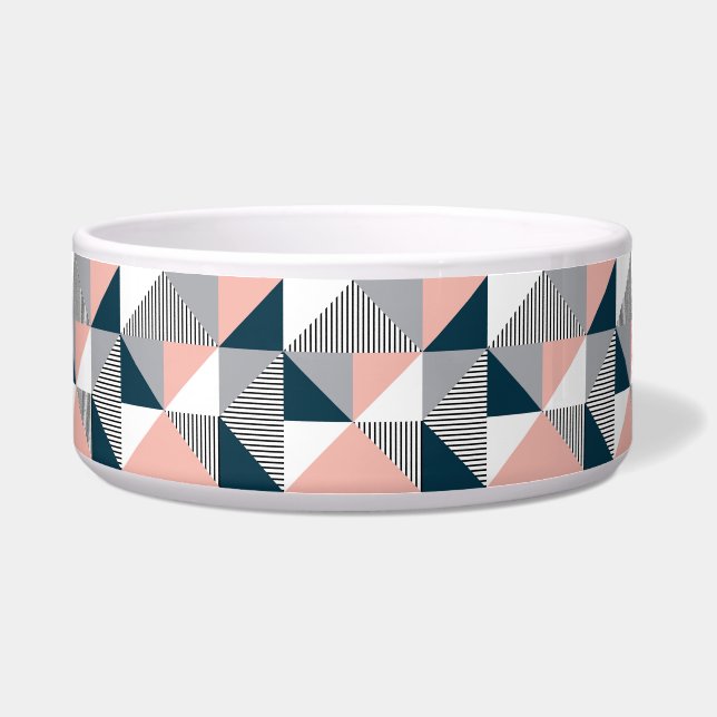 Abstrakte Farbgeometrie Napf (Vorderseite)