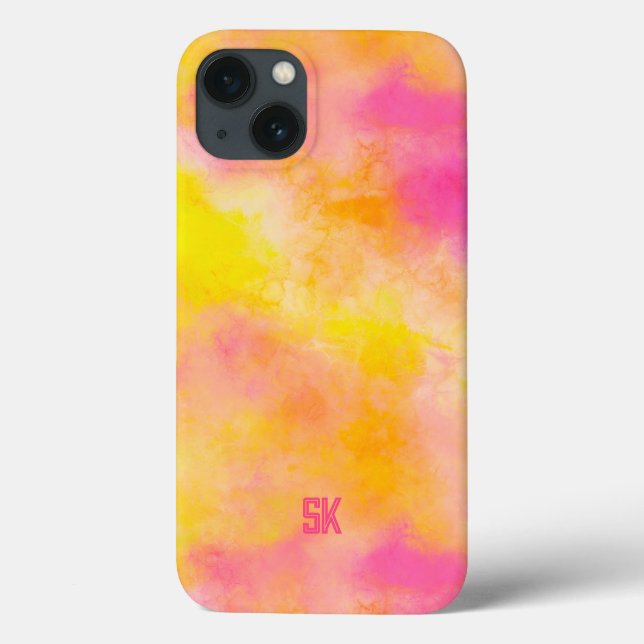 Abstrakte Farbglanz leuchtende Freude Personalisie Case-Mate iPhone Hülle (Rückseite)