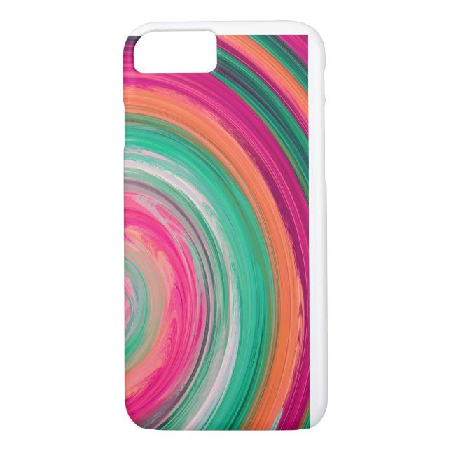 Abstrakte farbige Drehung Kunstgeschichte #12 Case-Mate iPhone Hülle (Rückseite)