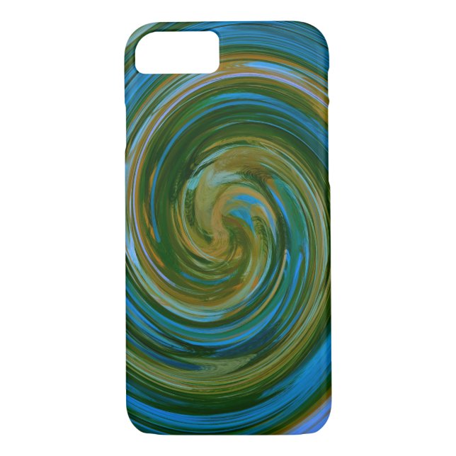 Abstrakte farbige Drehung Kunstgeschichte #24 Case-Mate iPhone Hülle (Rückseite)