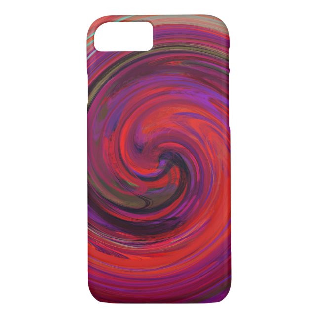 Abstrakte farbige Drehung Kunstgeschichte #30 Case-Mate iPhone Hülle (Rückseite)