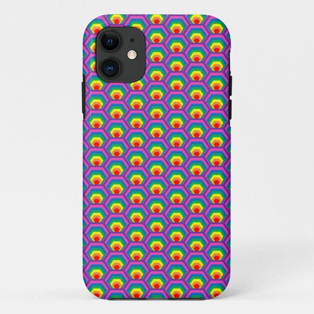 Abstrakte, farbige Formen Case-Mate iPhone Hülle (Rückseite)