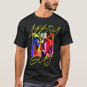 Abstrakte Farbige Künstlerische Typ Zitat Mens T-Shirt