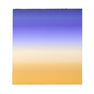 abstrakte farbige Sonnenaufgang inspirierte Kunstw Notizblock