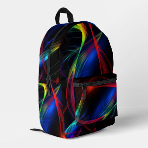 Abstrakte Farblampen Muster Rucksack