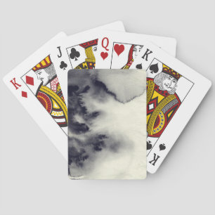 Abstrakte Farbmalerei auf Grunge Papier Textur. Spielkarten