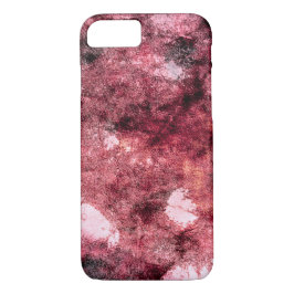 Abstrakte Farbpinsel aus rotem Schwarz Case-Mate iPhone Hülle