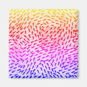 Abstrakte Farbpunkte Magnet