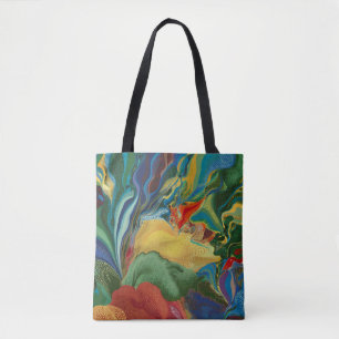 abstrakte Farbstoffe spritzen Wasserfarben Tasche
