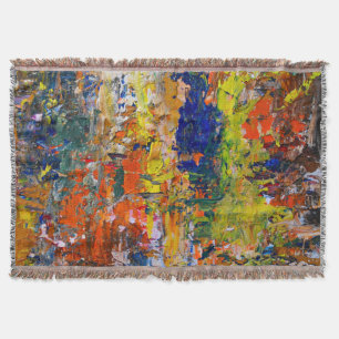 Abstrakte Farbstriche von der Palette des Künstler Decke