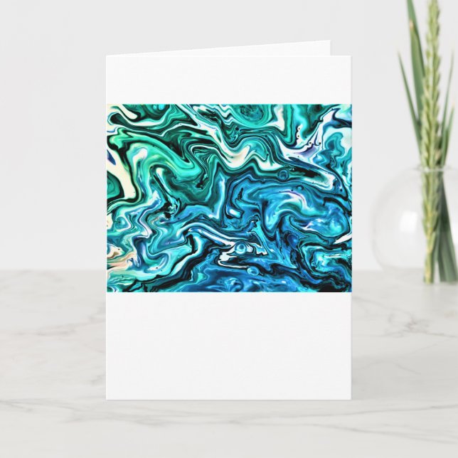 Abstrakte Farbstudie 123, Karte (Vorderseite)