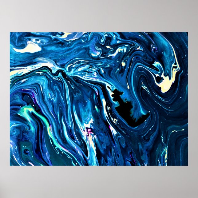 Abstrakte Farbstudie 126, Poster (Vorne)