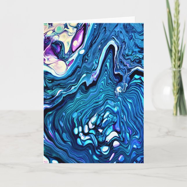 Abstrakte Farbstudie 133, Karte (Vorderseite)