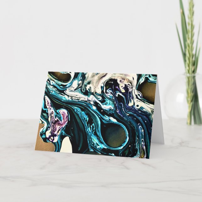 Abstrakte Farbstudie 14, Karte (Vorderseite)