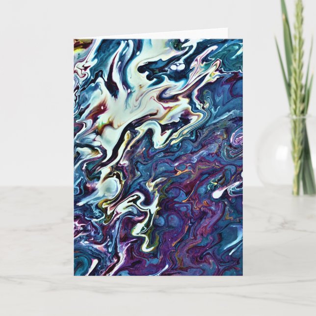 Abstrakte Farbstudie 153, Karte (Vorderseite)