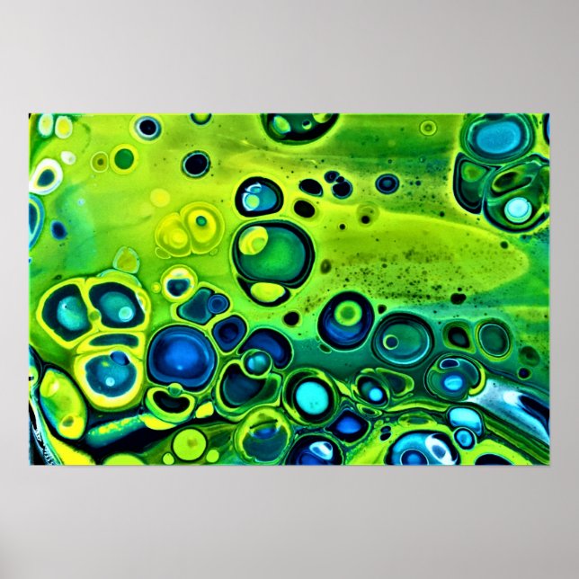 Abstrakte Farbstudie 159, Poster (Vorne)