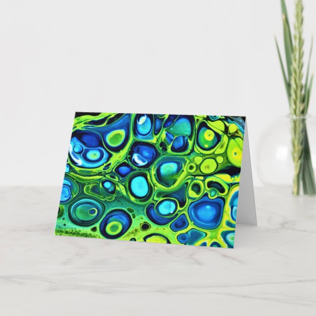 Abstrakte Farbstudie 161, Karte (Vorderseite)