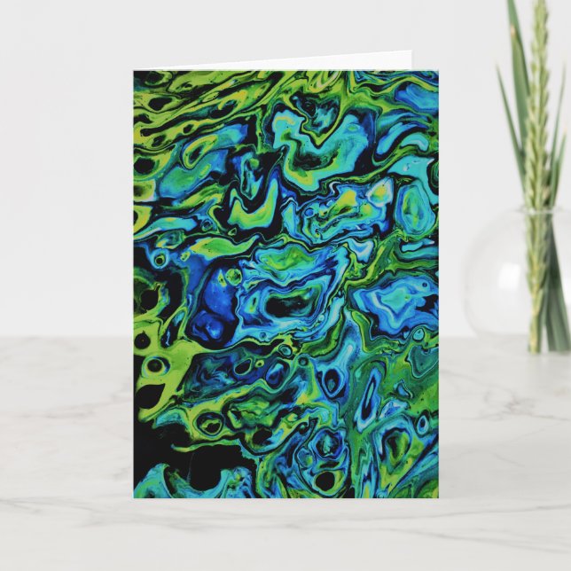 Abstrakte Farbstudie 163, Karte (Vorderseite)