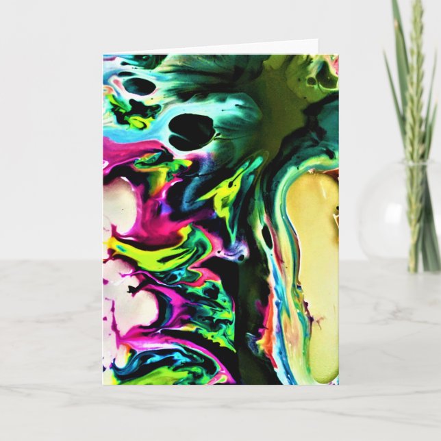 Abstrakte Farbstudie 167, Karte (Vorderseite)