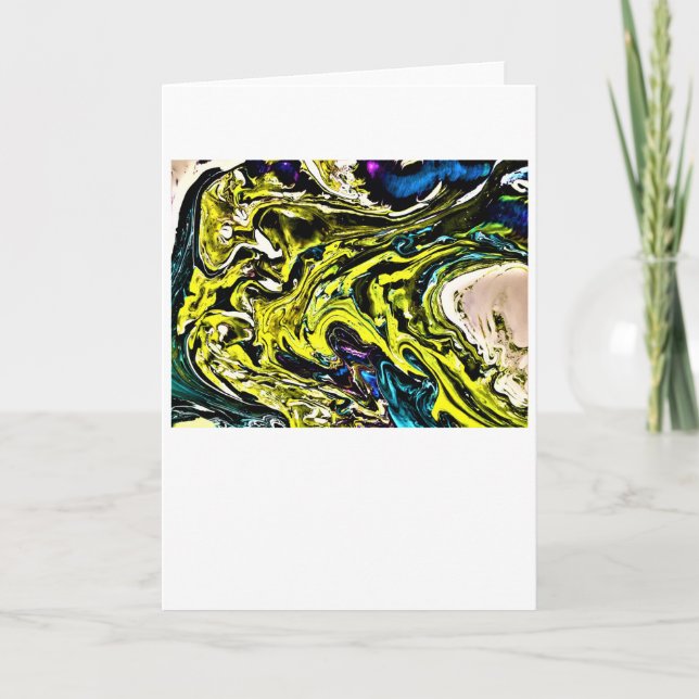 Abstrakte Farbstudie 16, Karte (Vorderseite)