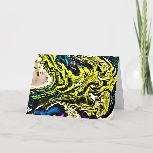 Abstrakte Farbstudie 16, Karte (Vorderseite)