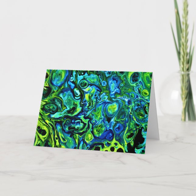 Abstrakte Farbstudie 170, Karte (Vorderseite)