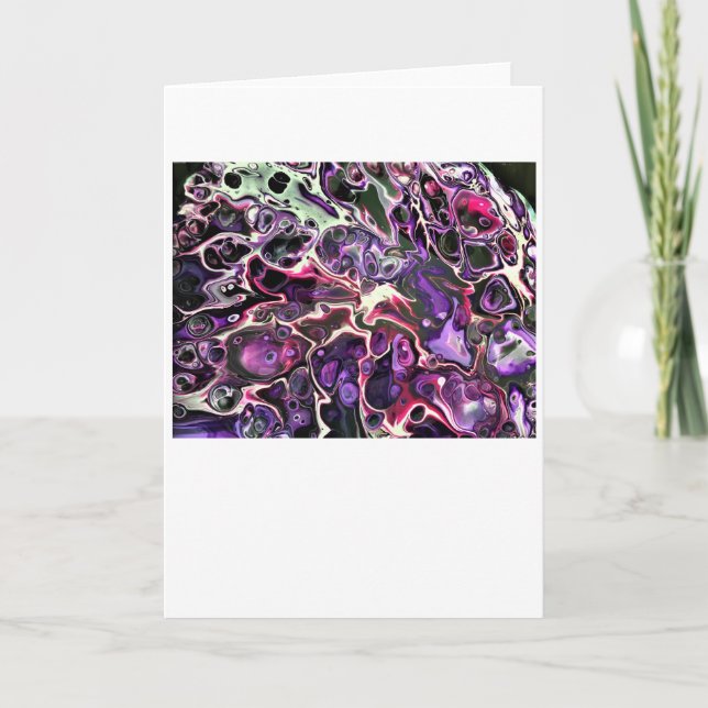 Abstrakte Farbstudie 189, Karte (Vorderseite)