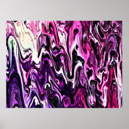 Abstrakte Farbstudie 209, Poster