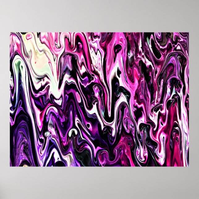 Abstrakte Farbstudie 209, Poster (Vorne)