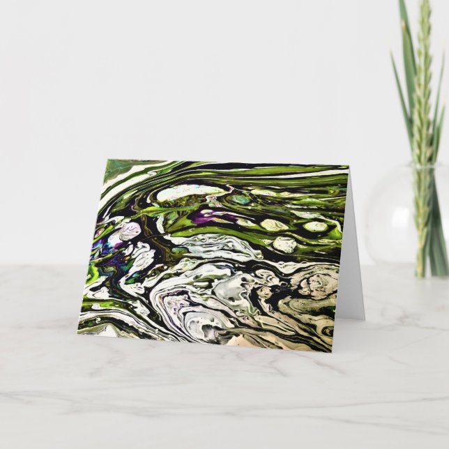 Abstrakte Farbstudie 20, Karte (Vorderseite)