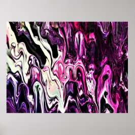 Abstrakte Farbstudie 210, Poster