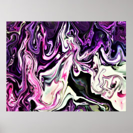 Abstrakte Farbstudie 215, Poster