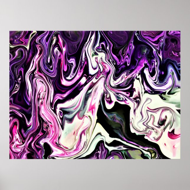 Abstrakte Farbstudie 215, Poster (Vorne)