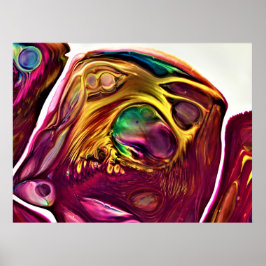 Abstrakte Farbstudie 222, Poster