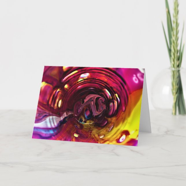 Abstrakte Farbstudie 229, Karte (Vorderseite)