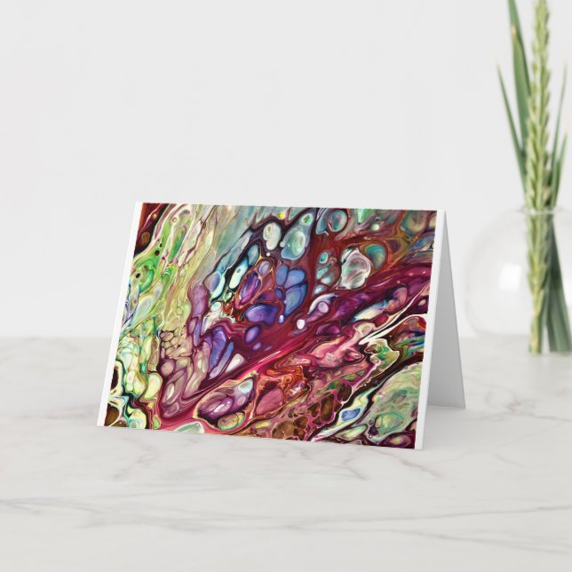 Abstrakte Farbstudie 231, Karte (Vorderseite)