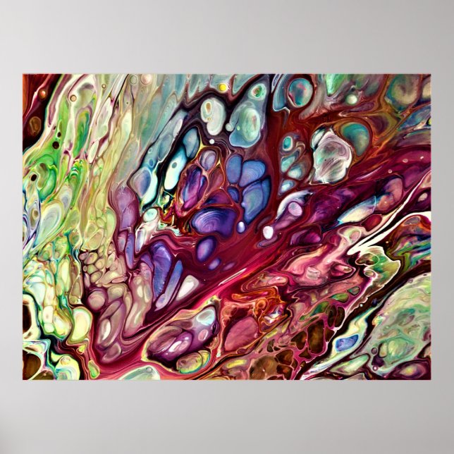 Abstrakte Farbstudie 231, Poster (Vorne)