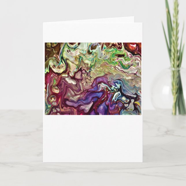 Abstrakte Farbstudie 233, Karte (Vorderseite)