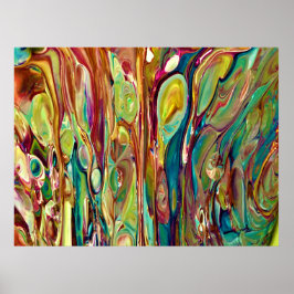 Abstrakte Farbstudie 236, Poster