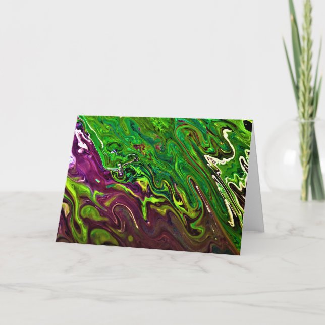 Abstrakte Farbstudie 241, Karte (Vorderseite)