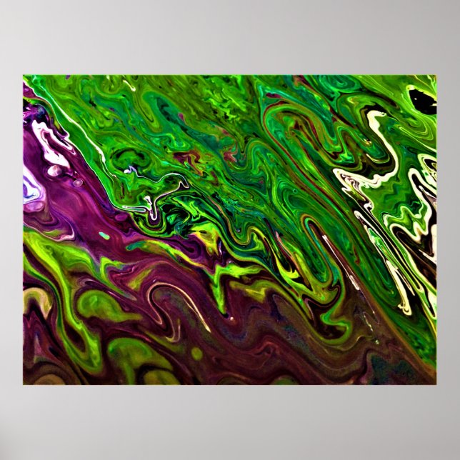 Abstrakte Farbstudie 241, Poster (Vorne)