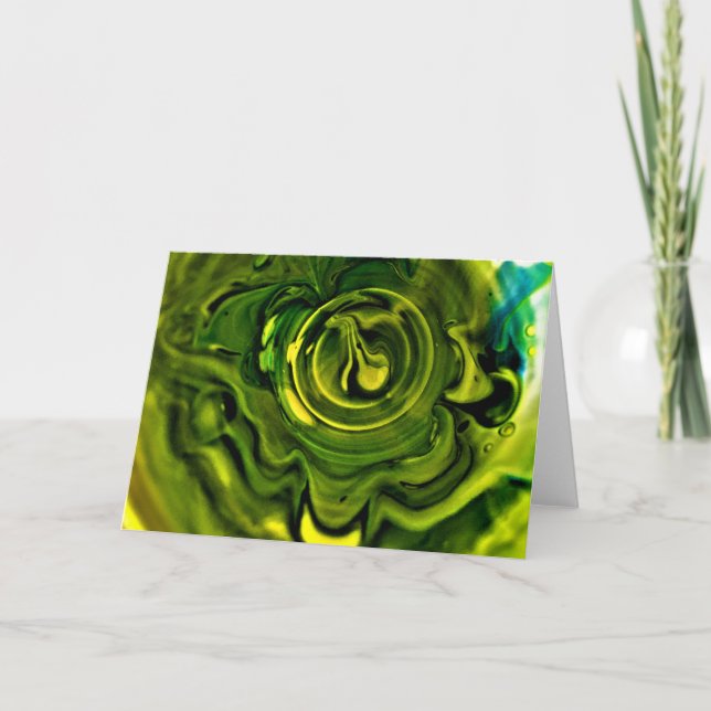 Abstrakte Farbstudie 243, Karte (Vorderseite)