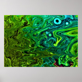 Abstrakte Farbstudie 246, Poster