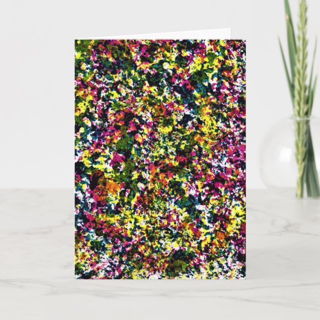 Abstrakte Farbstudie 24, Karte (Vorderseite)